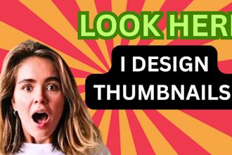 design eye catching youtube thumbnails with high CTR