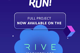 create interactive rive game ui animation and asset rigging