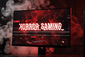 create a scary halloween intro video with cinematic horror effects