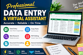 do accurate data entry and copy paste tasks