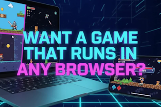 develop 2d 3d HTML5 game, browser game with phaser, javascript game, webgl game