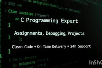 do c, cpp programming , oop tasks and fix bugs
