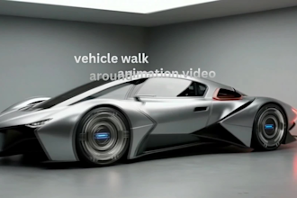 do photorealistic concept car images and vehicle animation