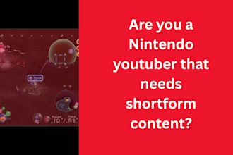create shortform nintendo gaming edits for shorts