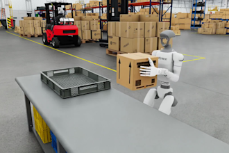 create a cinematic simulation video of your robot or drone