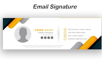 make a clickable HTML email signature for outlook, gmail, etc