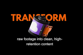 do simple, clean, monteru video editing, and talking head