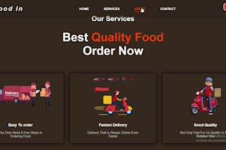 develop professional website pages