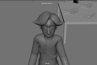 rig 3d character in maya or blender for unreal and animation