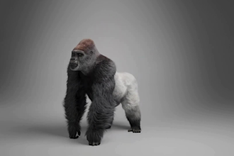 create a  realistic  3d animal animation, 3d character design , character rigs
