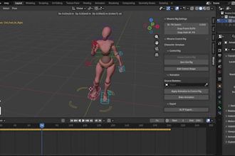 rig 3d avatar for webar,viseme,physbone rig,ik fk,goofy rig,iclone8,animaze rig