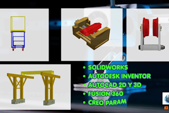 do 3d modeling of mechanical parts and assemblies