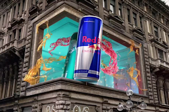 create realistic 3d billboard animation, cgi outdoor ads and anamorphic videos