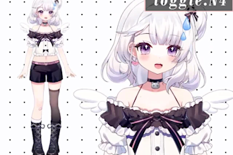 design and rig live2d vtuber model live 2d vtuber avatar anime 2d vtuber model