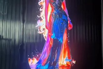 create 3d hologram animation and holographic video