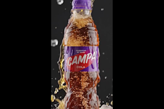 create modern motion graphics and cinematic 3d animation ads