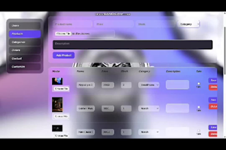 build a responsive landing page or full website with modern design