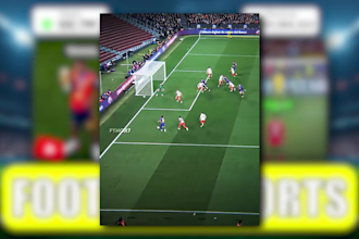 create viral football shorts reels and tiktok edits