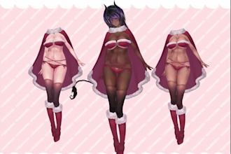 design custom 2d vtuber model live2d rigging live2d cubism vrm 3d vtuber avatar
