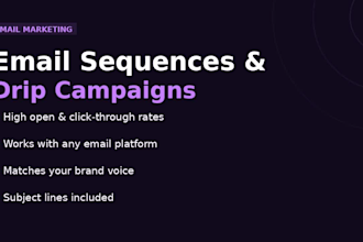 write email marketing sequences and drip campaigns that convert subscribers
