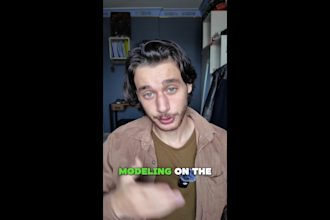 create a fashion and beauty ugc video as a male model