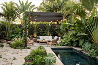 design your backyard, patio, garden, outdoor space, kitchen, living outdoor