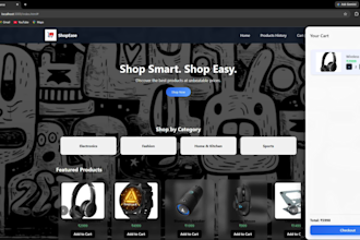 build a responsive react website or full stack mern web app