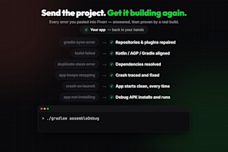 fix your android app build errors, gradle issues and crashes