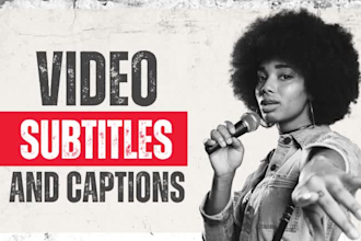add accurate subtitles and captions synchronise to your video