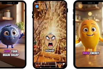create viral ai talking fruit videos ai talking food, ai funny object ai videos