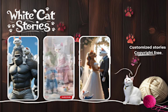 create ai generated cat story videos
