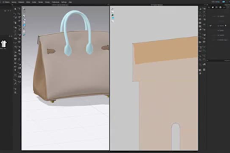 create digital handbag backpack totes bag sewing pattern design and techpack pdf