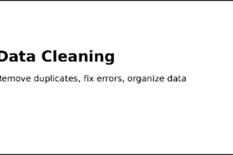 clean messy excel data in an organized way