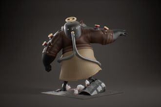 create stylized pbr textures for 3d characters