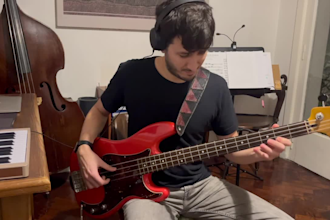 teach you how to play electric bass