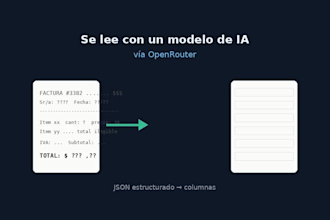 extraer los datos de tus facturas o tickets y armarte un excel ordenado con ia