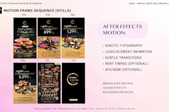 premium social and ads creatives