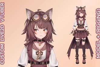 rig live2d model nsfw vtuber anime vtuber model vtuber rigging for vtube studio