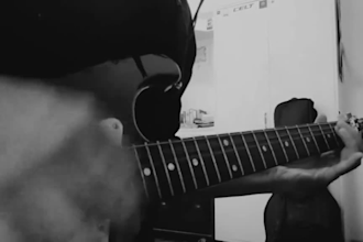 record a metal guitar riff that will crush your soul