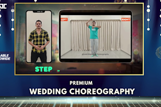 create stunning virtual wedding choreography for your sangeet or first dance