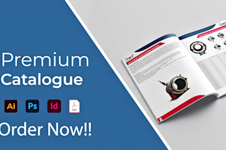 design catalogue, product sell sheet brochure and catalog