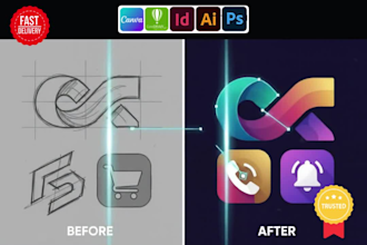 professional vectorization for logo and images