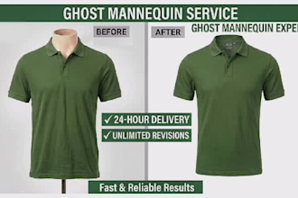 do ghost mannequin and neck joint for clothing
