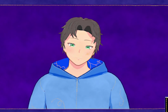 create a 3d vroid avatar and its emotions