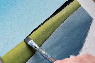 create acrylic painting reels, youtube shorts and tiktok video