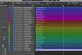 convert orchestral midi to professional realistic audio