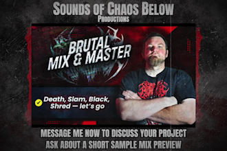 brutal mix and master for death metal