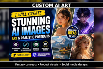 create realistic ai portraits and digital art