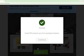 create an interactive elearning course in articulate storyline 360