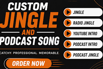 produce a catchy custom jingle for your business or podcast